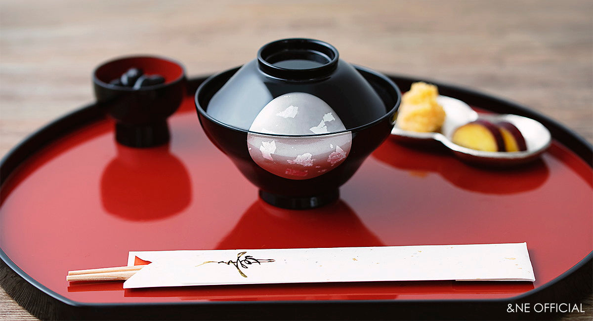 【預訂】日本製 越前漆器日月湯碗