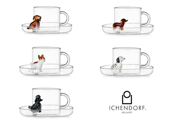 【預訂】日本直送 Ichendorf Milano DOGS 茶杯碟套裝