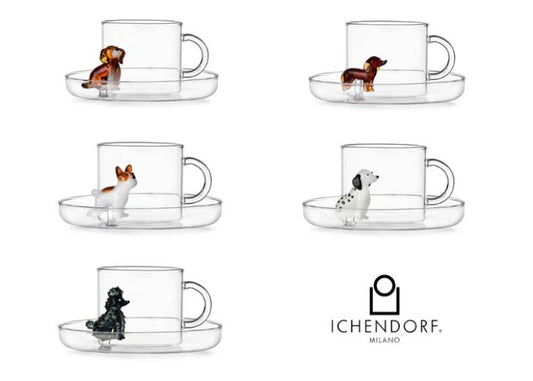 【預訂】日本直送 Ichendorf Milano DOGS 茶杯碟套裝