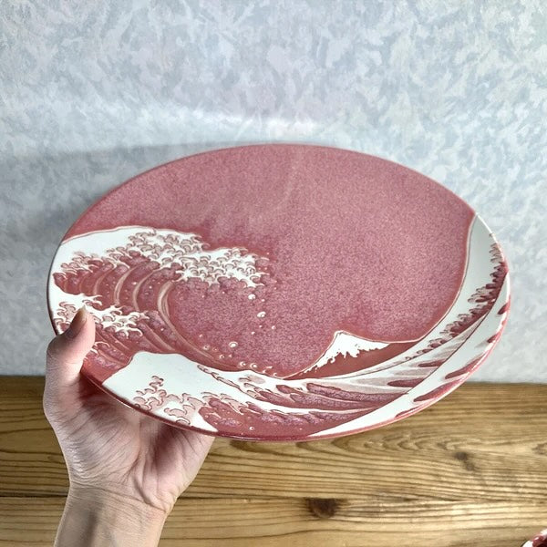 【現貨】日本製 葛飾北齋沖浪大碟