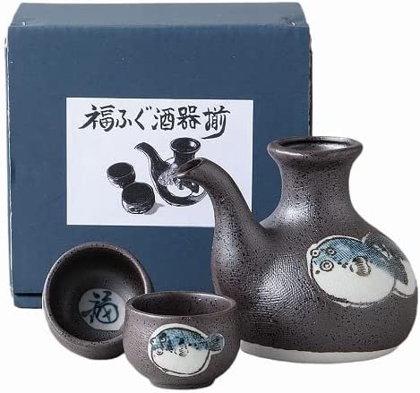 【預訂】日本製 雞泡魚酒器