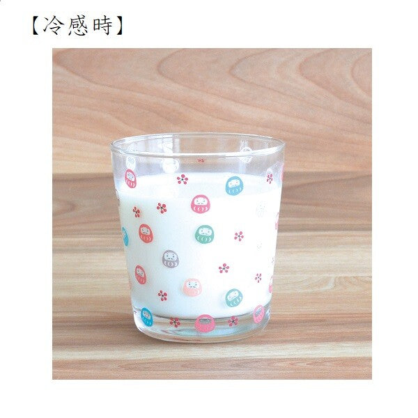 【預訂】日本直送 泰國製達磨冷感變色冰杯