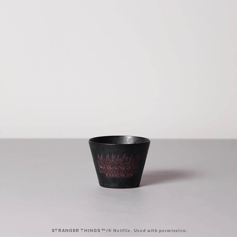 【預訂】日本製 BARBAR 奇怪物語S4 波浪紋理黑茶杯