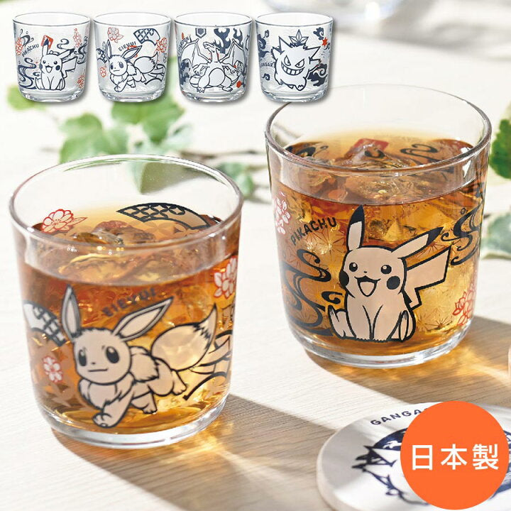 【預訂】日本製 pokemon紙雕玻璃杯
