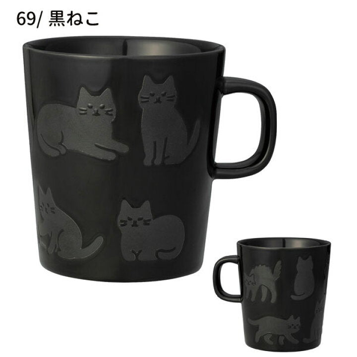 【預訂】日本直送 黑白貓咪杯