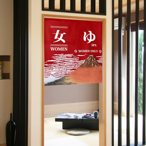 【預訂】日本製 防火葛飾北齋90cm 門簾