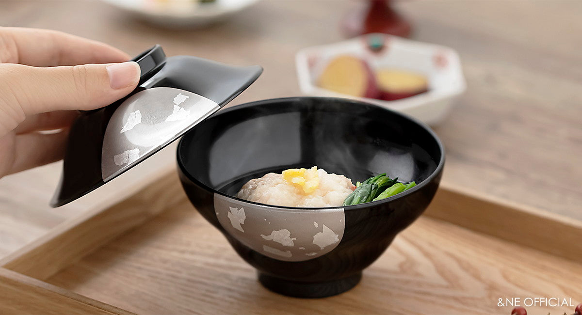 【預訂】日本製 越前漆器日月湯碗