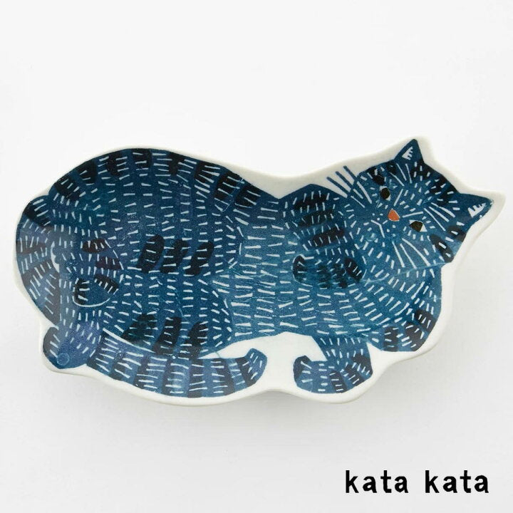 【預訂】日本製 kata kata陶器貓盤