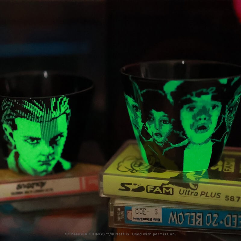 【預訂】日本製 BARBAR 夜光x stranger things{未知世界}茶杯