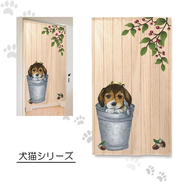 【預訂】日本製 狗狗150cm門簾