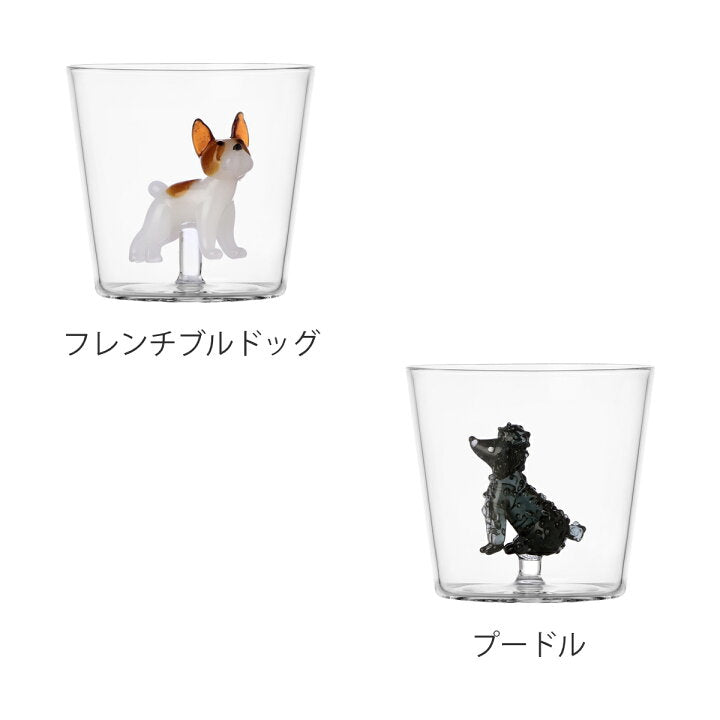【預訂】日本直送 Ichendorf 狗狗圖案玻璃杯