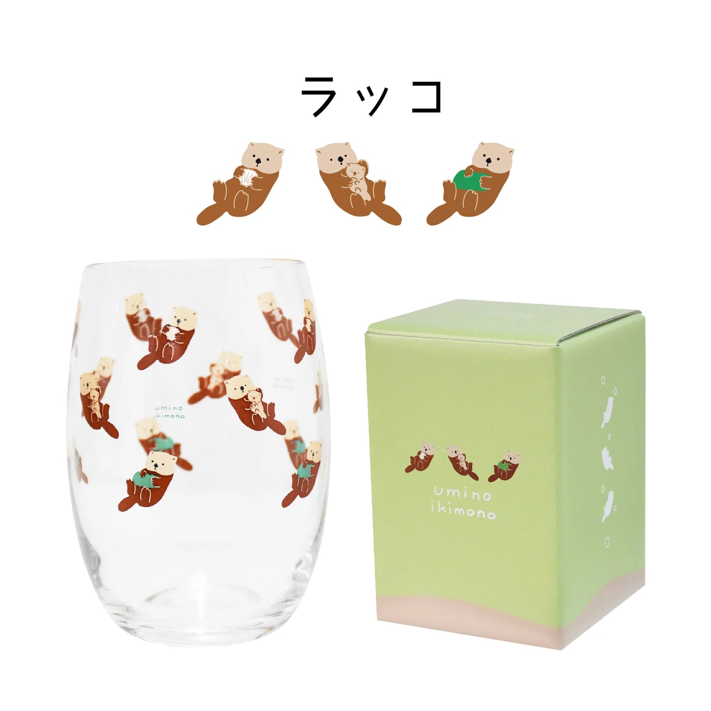 【預訂】日本直送 泰國製 小動物玻璃杯