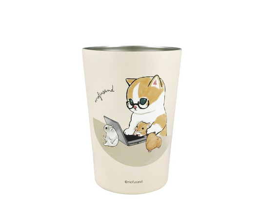 【預訂】日本直送 Mofusand cat不鏽鋼杯
