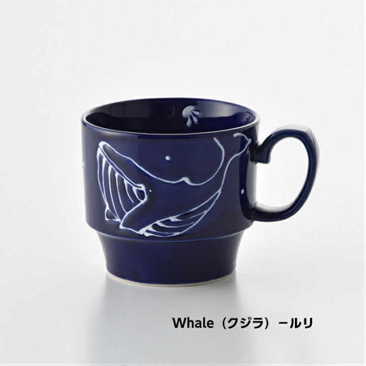 【預訂】日本製 波佐見燒海洋世界疊杯