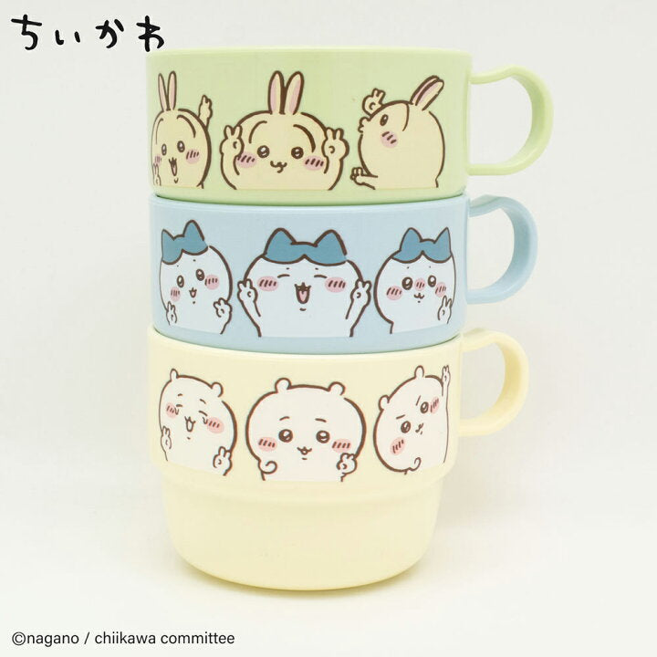 【預訂】日本製 Chiikawa聚酯疊疊杯套裝