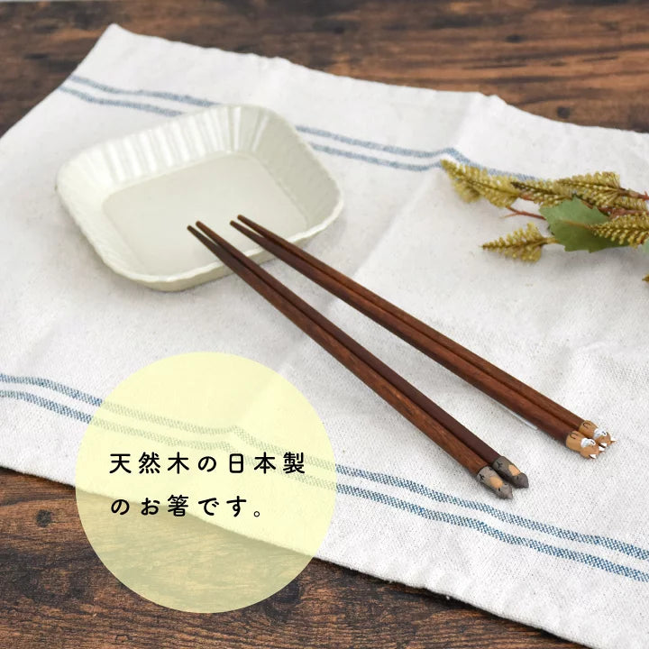 【預訂】日本製 不倒翁小動物筷子