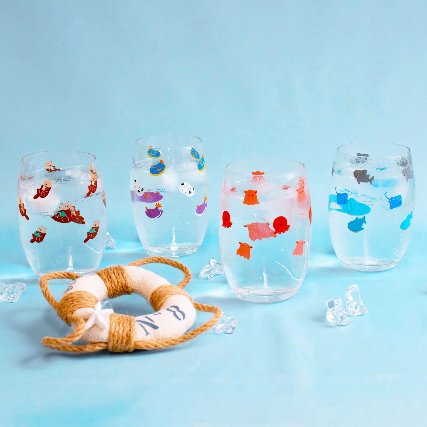 【預訂】日本直送 泰國製 小動物玻璃杯