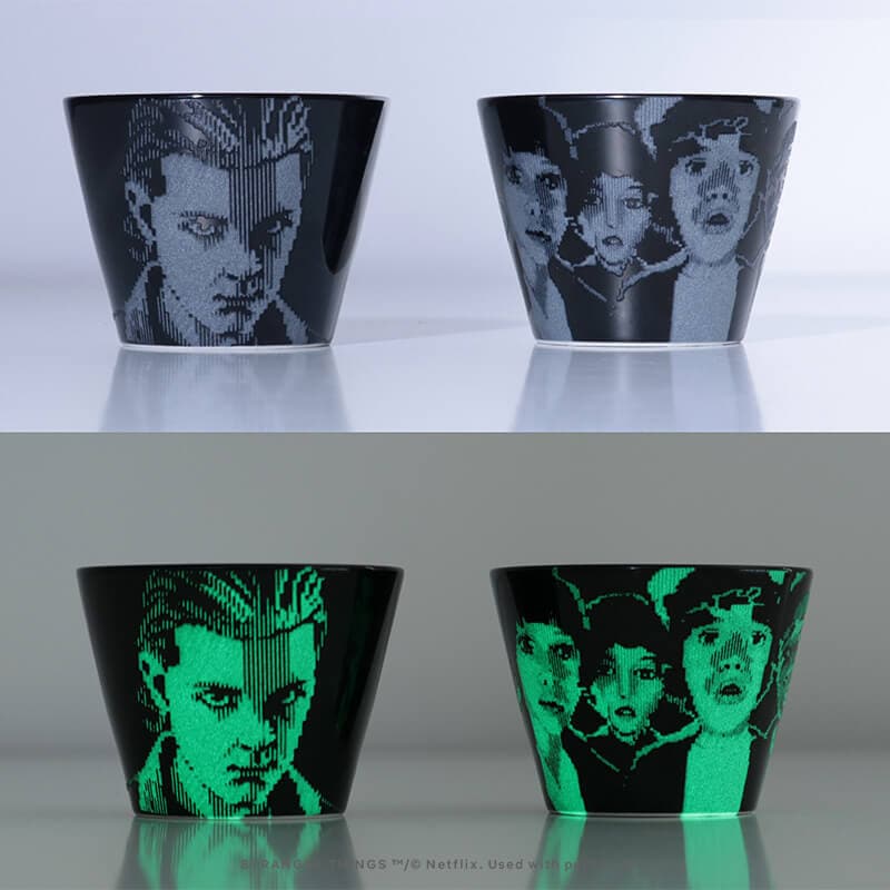 【預訂】日本製 BARBAR 夜光x stranger things{未知世界}茶杯