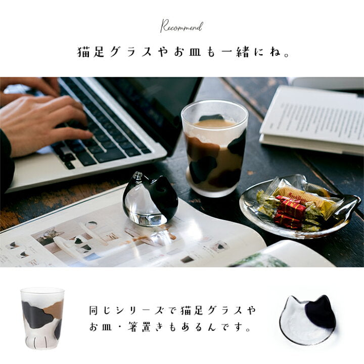 【預訂】日本製 Aderia貓咪玻璃擺設