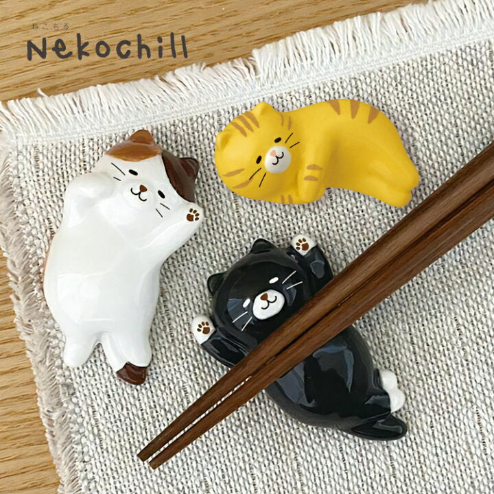 【預訂】日本直送 Nekochill 懶貓筷子架