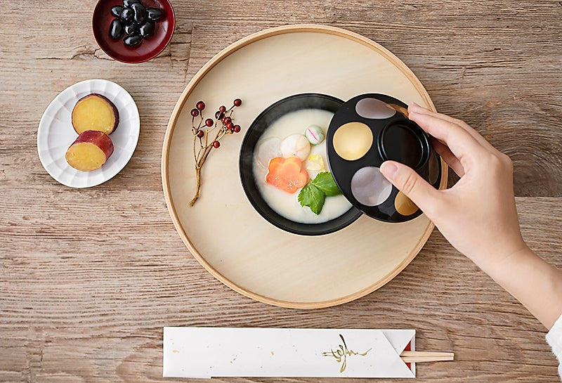【預訂】日本製 越前漆器日月湯碗