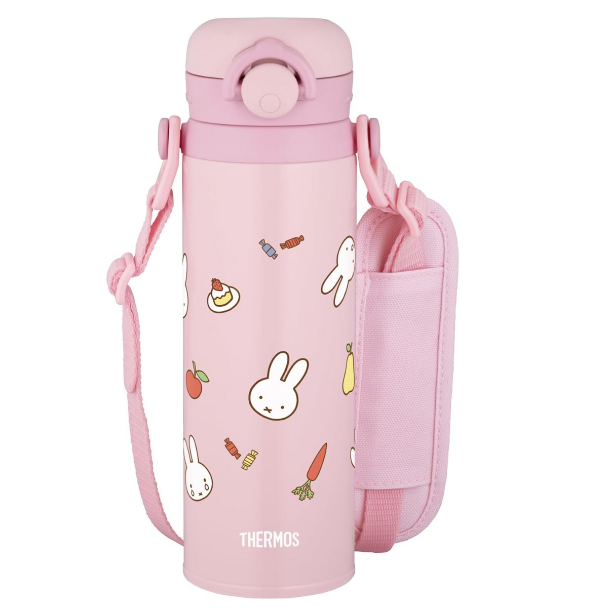 【預訂】日本直送 miffy淺粉紅色Thermos暖壺