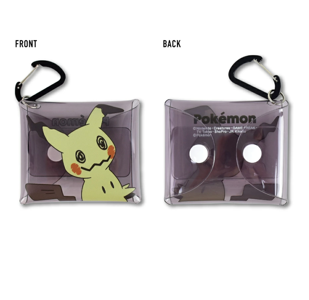 【預訂】日本直送 Pokemon透明收納小掛套