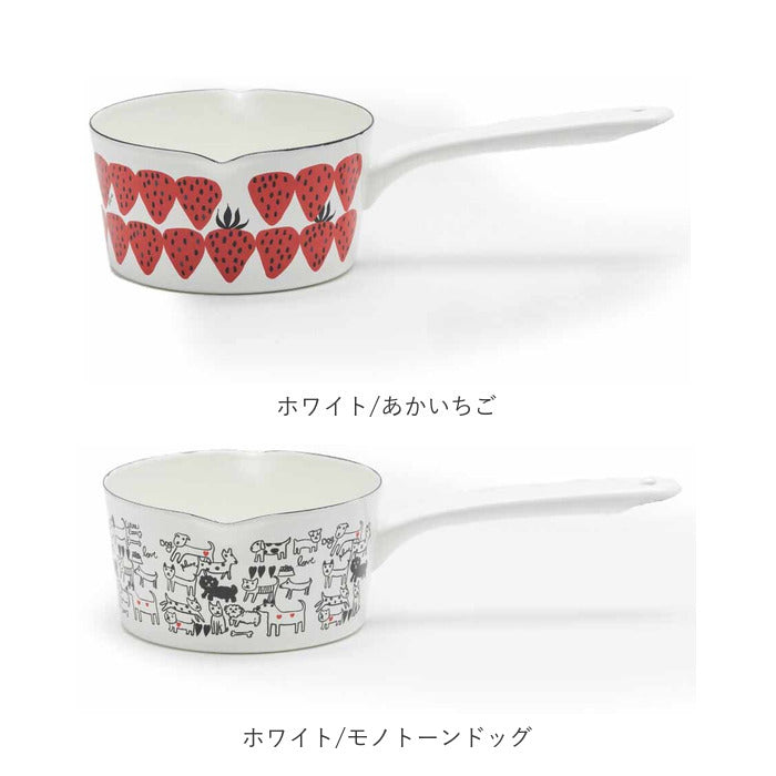 【預訂】日本製 Plune搪瓷片手鍋