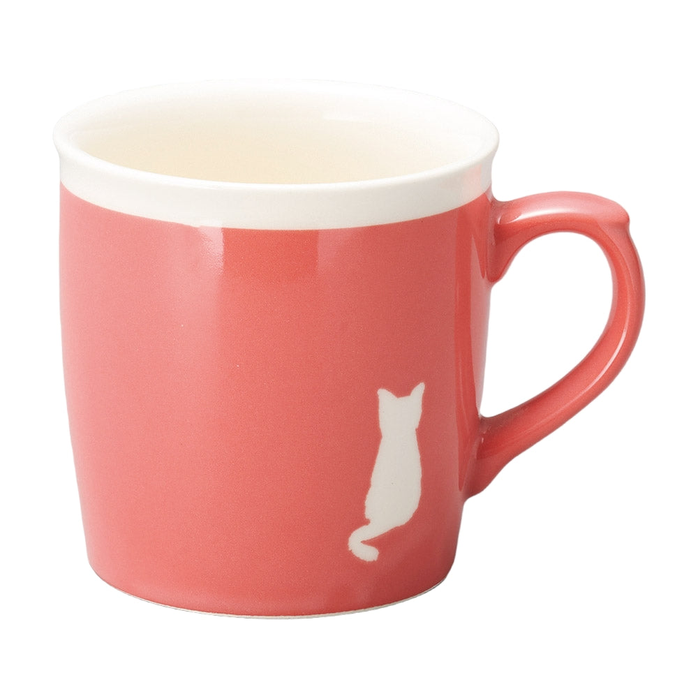 【預訂】日本製 剪影貓貓Mug杯
