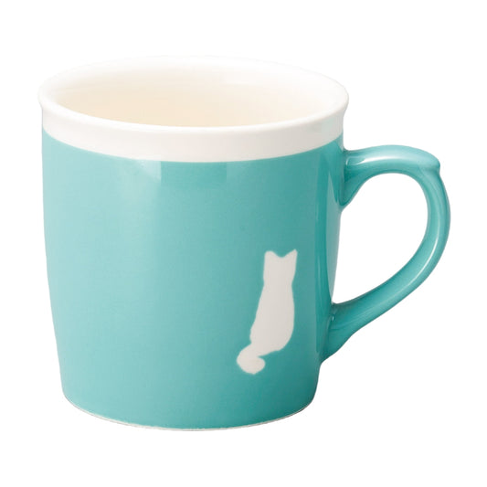 【預訂】日本製 剪影貓貓Mug杯