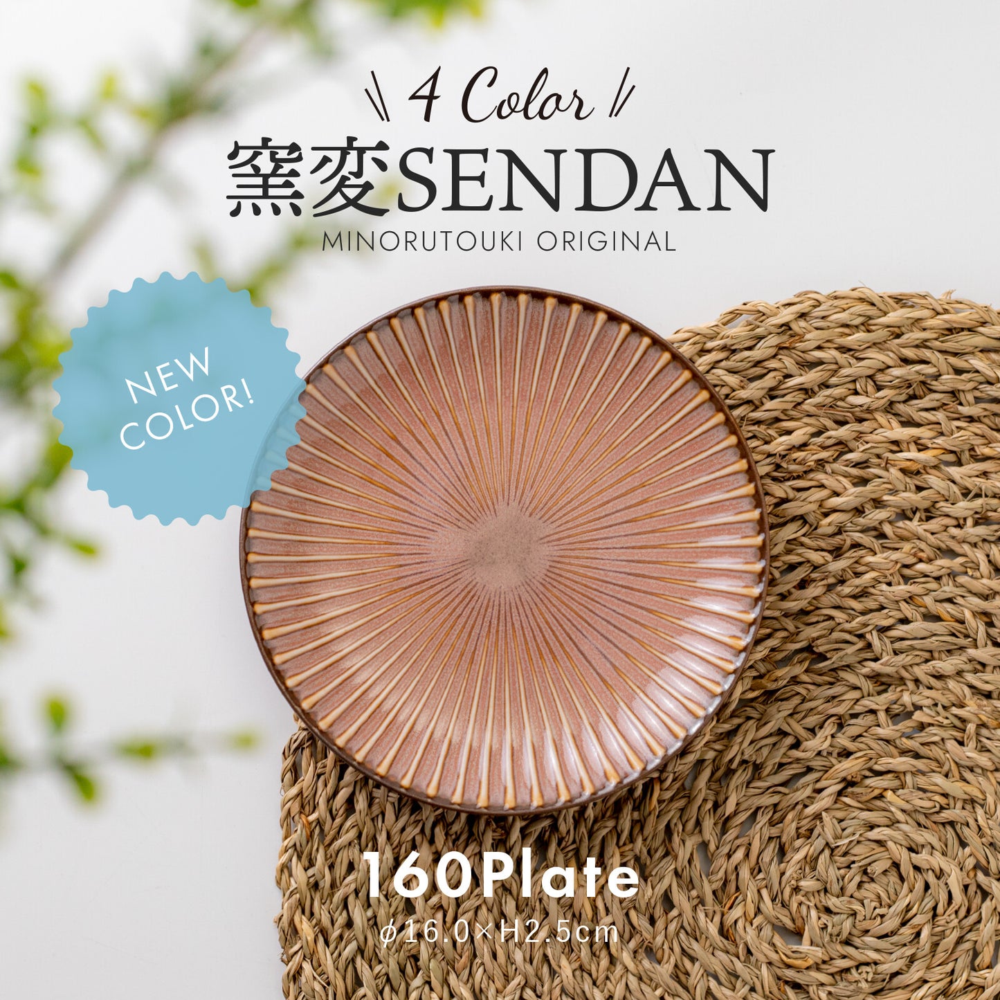【預訂】日本製 Sendan窯變系列-16cm碟