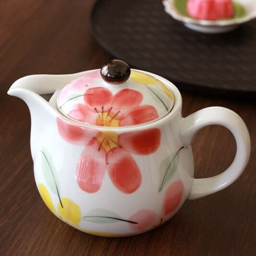 【預訂】日本製 有田燒紅花茶壺