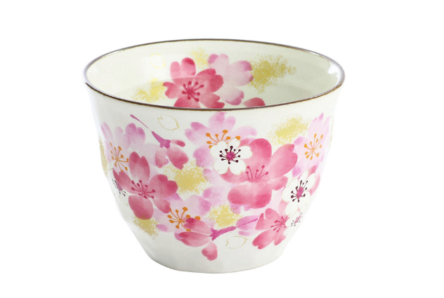 【預訂】日本製 Ceramic AI 金粉白櫻茶具套裝