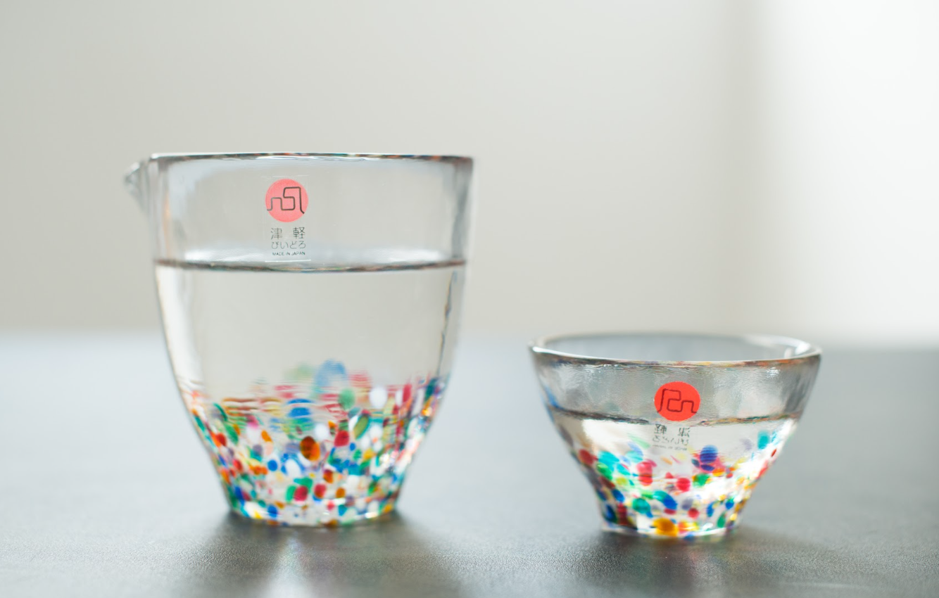 【預訂】日本製 津輕 nebuta幻彩清酒杯