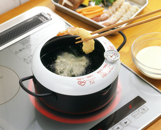 【預訂】日本製 天婦羅鍋連溫度計