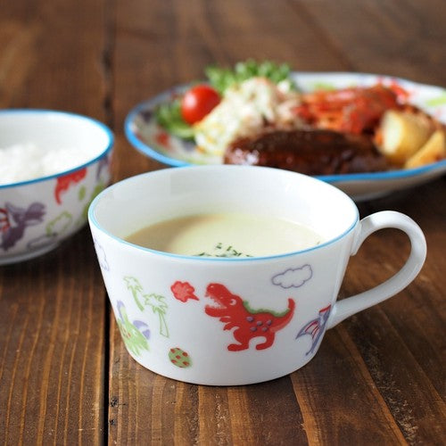 【預訂】日本製 恐龍湯杯