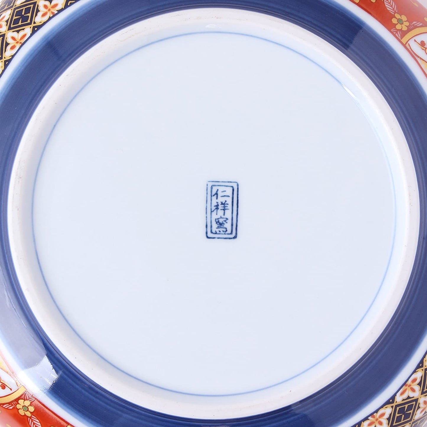 【預訂】日本製 古伊万里 紅金彩大皿