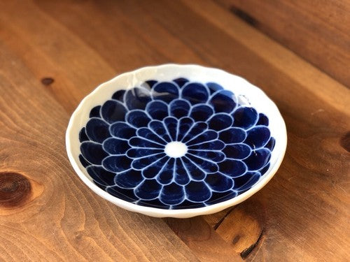 【預訂】日本製 千重菊蛋糕碟