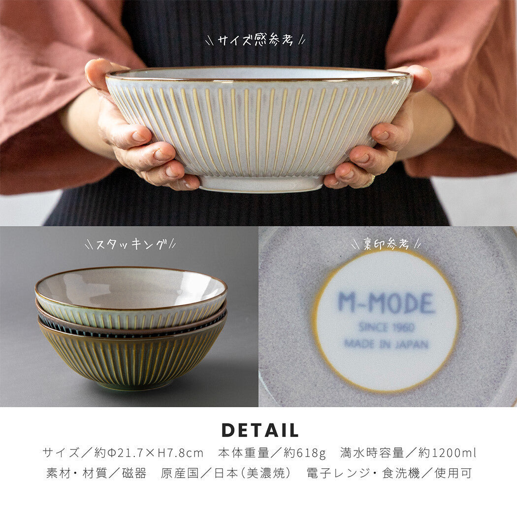 【預訂】日本製 Sendan窯變系列-大湯麵碗