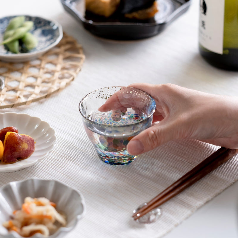 【預訂】日本製 津輕 金彩清酒杯