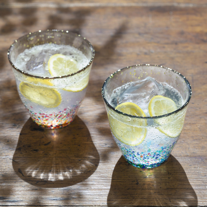 【預訂】日本製 津輕 金彩玻璃杯