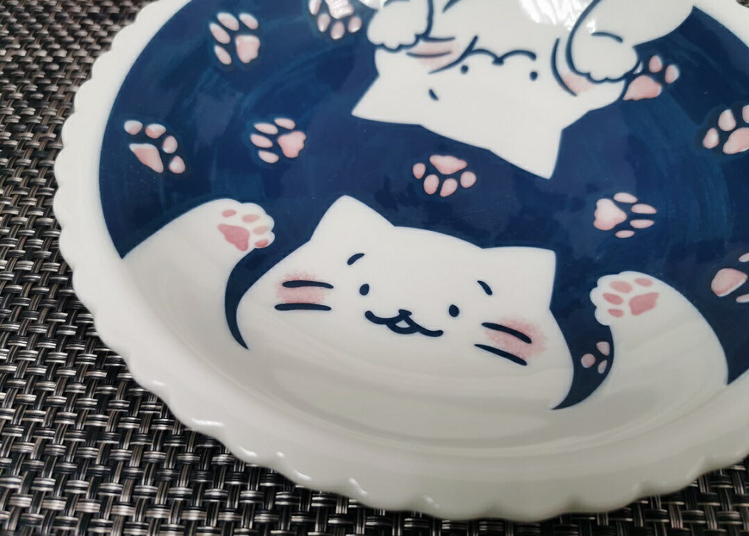 【預訂】日本製 貓咪意粉碟